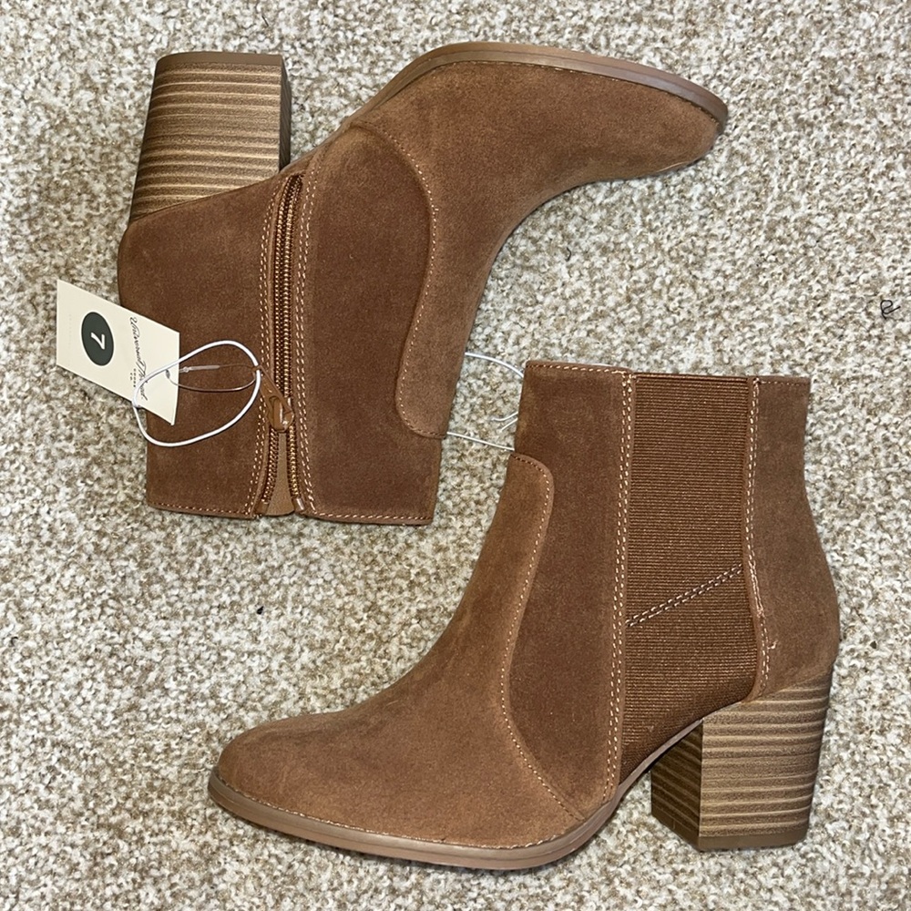 Brown booties
